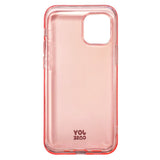 iPhone 12 Mini Joy Case Flexibelt Plast Skal - Genomskinlig / Pink