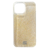 iPhone 13 Mini Joy Case Hybrid Glitter Skal - Genomskinligt / Guld