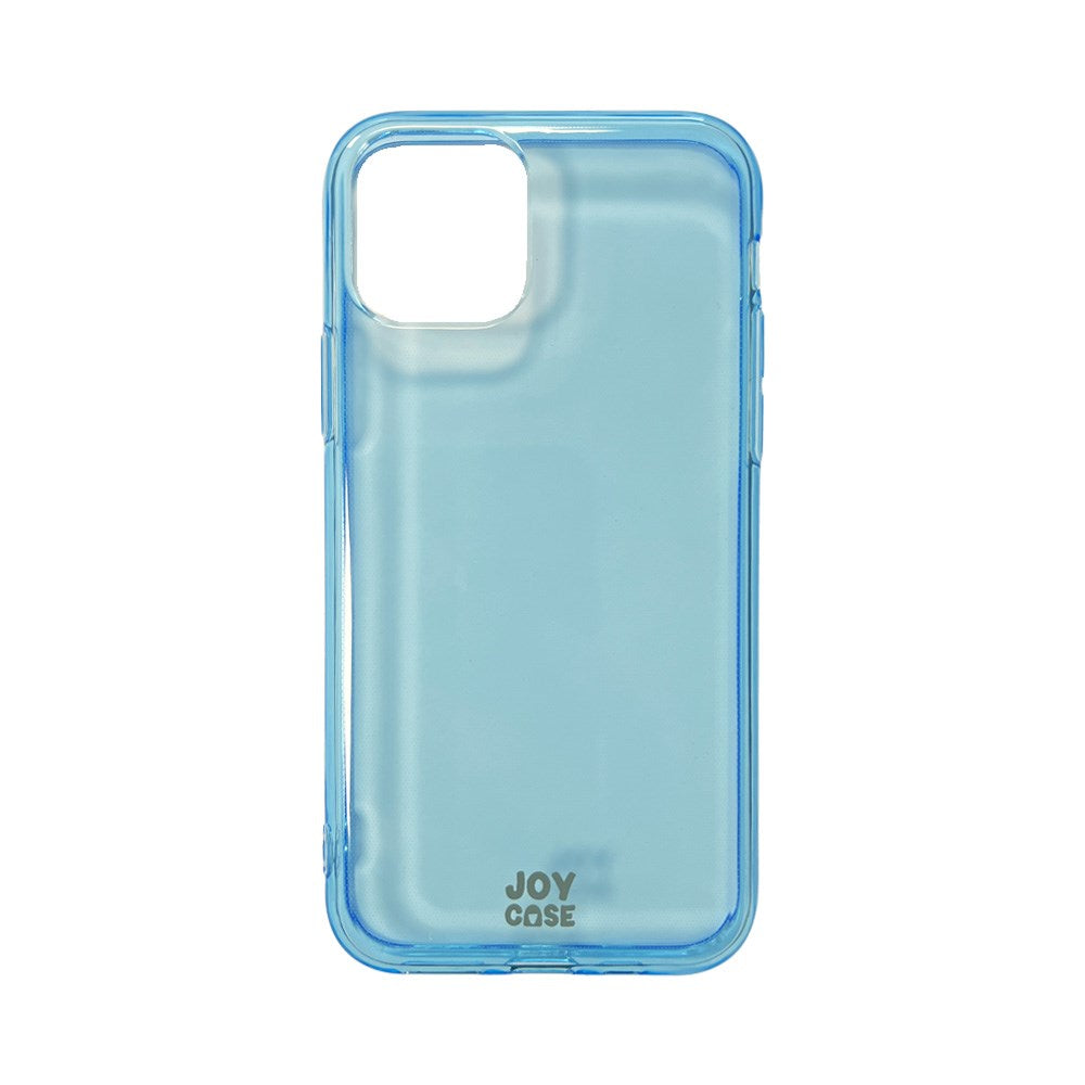 iPhone 11 Joy Case Flexibelt Plast Skal - Genomskinlig / Blå