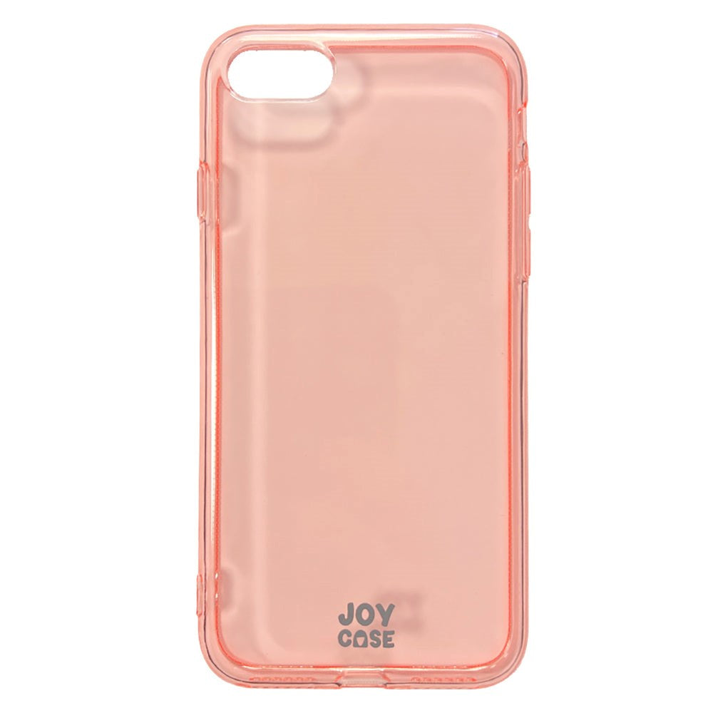 iPhone SE (2022 / 2020) / 8 / 7 / 6 / 6S Joy Case Flexibelt Plast Skal - Genomskinlig / Pink