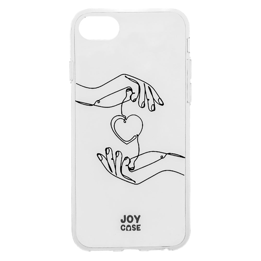 iPhone SE (2022 / 2020) / 8 / 7 Joy Case Flexibelt Plast Skal m. Tryck - Hjärta