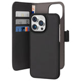 iPhone 15 Pro Max Puro Wallet 2-i-1 Löstagbart Plånboksfodral - Svart