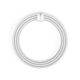 Puro Flätat USB-C Kabel – 1.5m, 60W och 480Mbps Dataöverföring - Vit