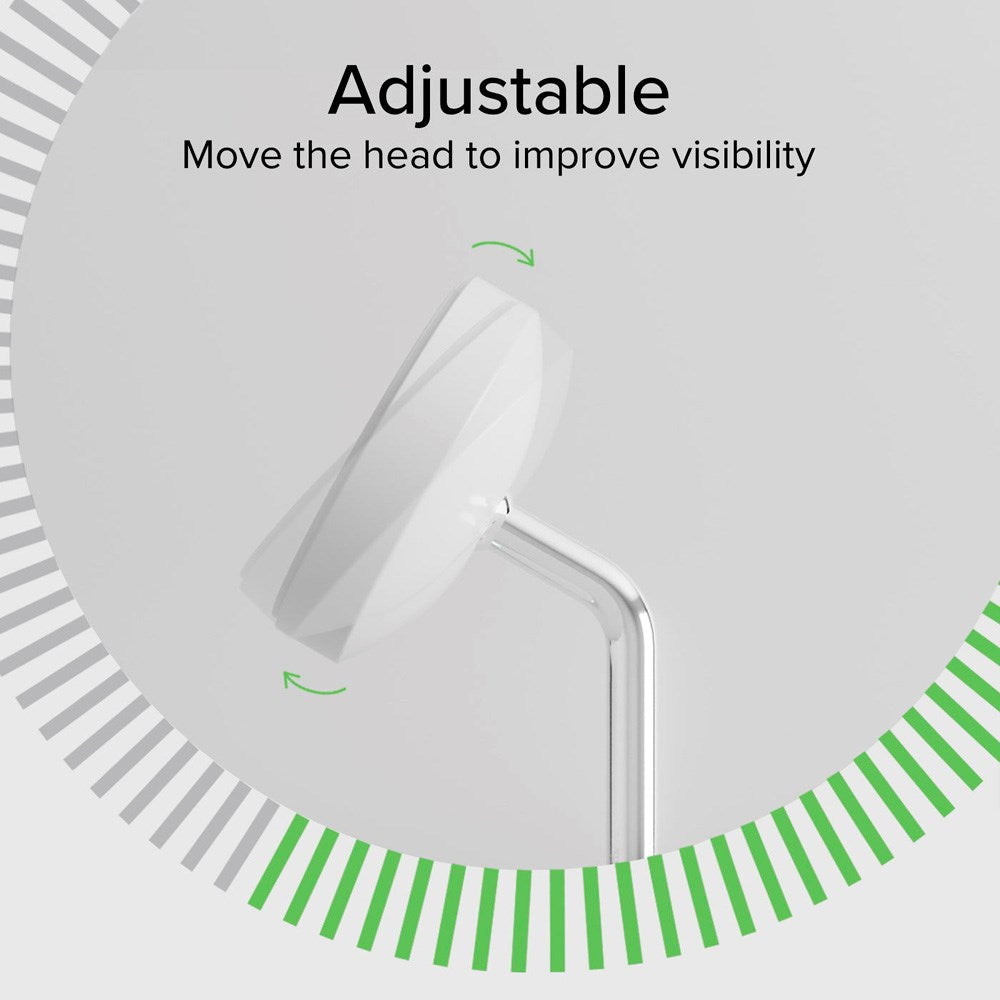 SBS Qi2 2-i-1 Magnetisk Trådlös Laddare - MagSafe Kompatibel - Vit