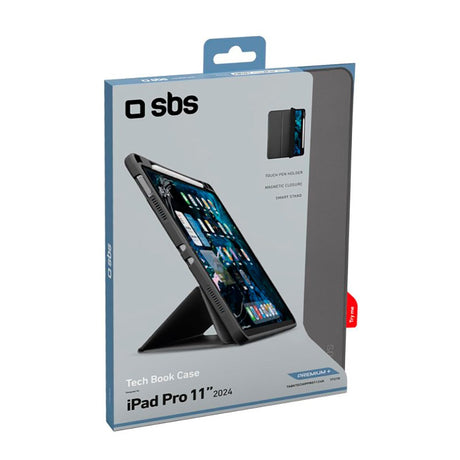 SBS iPad Pro 11 " (2024) Book Tech Case - Svart