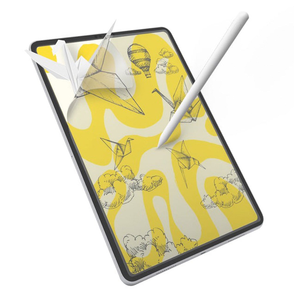 doodroo iPad Air 13" (2024) / Pro 13" (2024) Paper Feel Skyddsfilm - 2 stk. - Genomskinlig