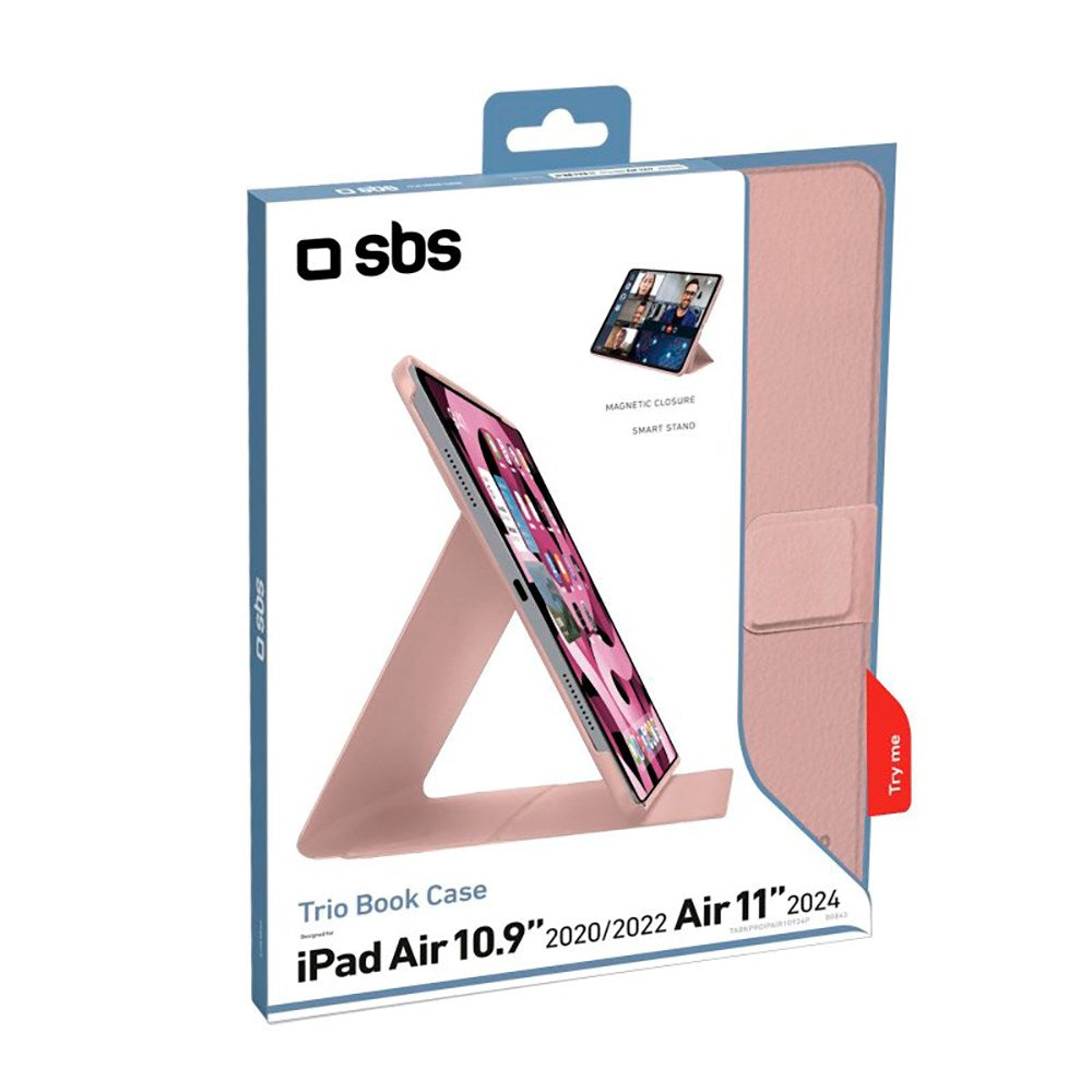 SBS iPad Air 10.9-11" (2024-2020) Book Pro Case - Rosa