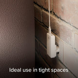 SBS 20W Flexi Vikbar Väggladdare m. 1x USB-A & 1x USB-C - Vit