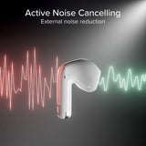 SBS Air Space True Wireless In-Ear Hörlurar med Active Noise Cancelling - Vit