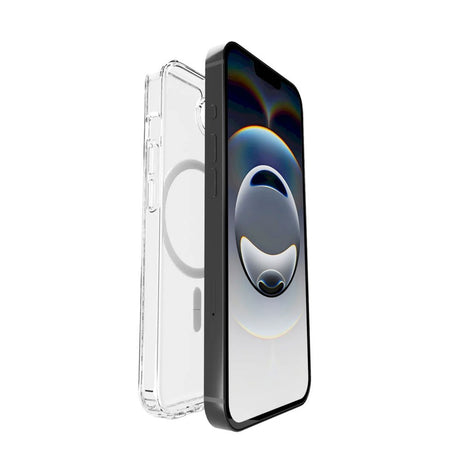 iPhone 17e / 16e PURO LITE MAG Hybrid Skal - MagSafe Kompatibel - Genomskinlig / Vit