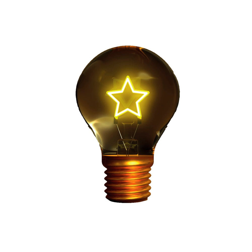 SBS Bärbar Uppladdningsbar Glöd Bordslampa - Stjärna