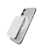 iPhone 17 PURO LITE MAG Hybrid Skal - MagSafe Kompatibel - Genomskinlig / Vit