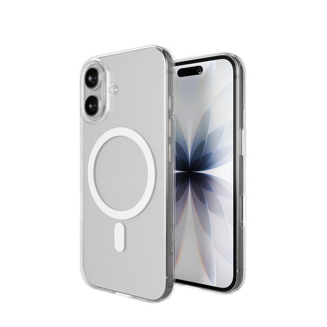iPhone 17 PURO LITE MAG Hybrid Skal - MagSafe Kompatibel - Genomskinlig / Vit