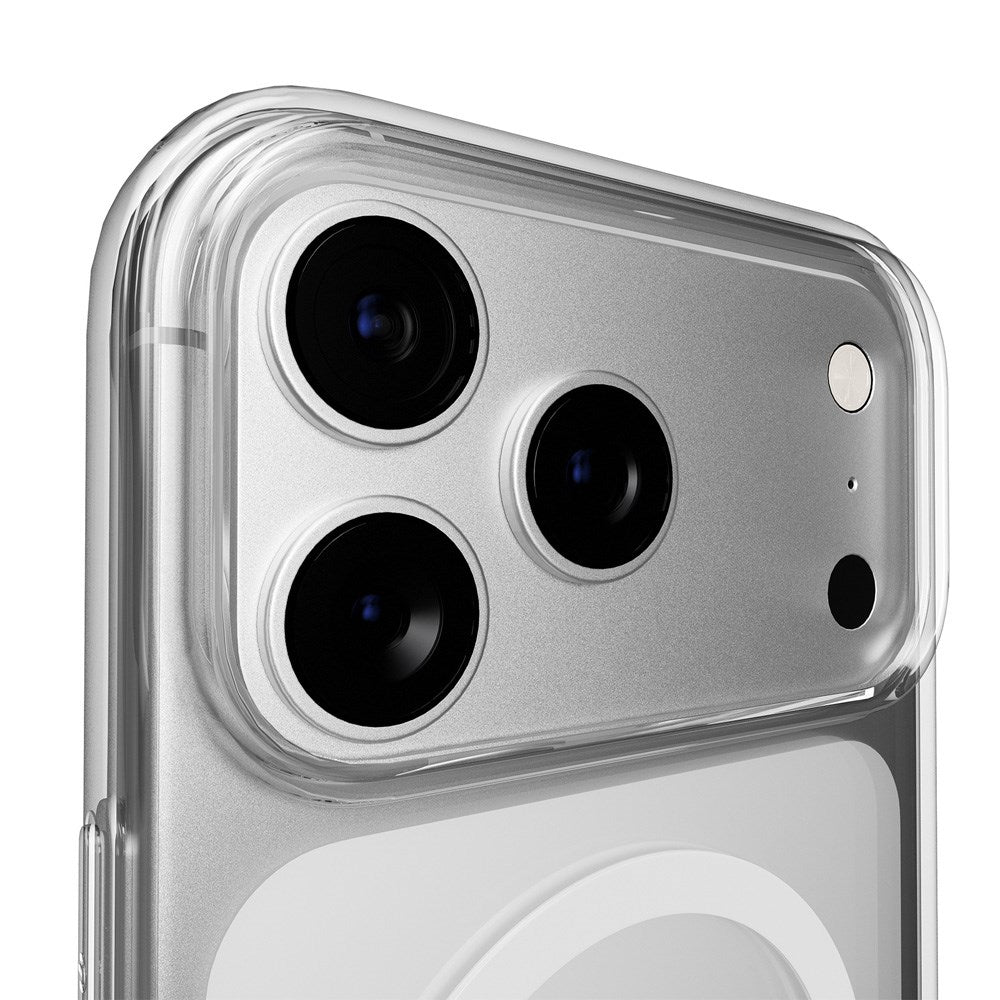 iPhone 17 Pro PURO LITE MAG Hybrid Skal - MagSafe Kompatibel - Genomskinlig / Vit