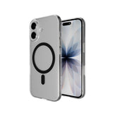 iPhone 17 PURO LITE MAG Hybrid Skal - MagSafe Kompatibel - Genomskinlig / Svart