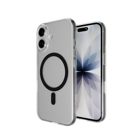 iPhone 17 PURO LITE MAG Hybrid Skal - MagSafe Kompatibel - Genomskinlig / Svart