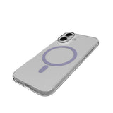 iPhone 17 PURO LITE MAG Hybrid Skal - MagSafe Kompatibel - Genomskinlig / Lila