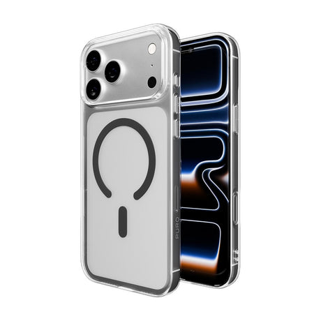 iPhone 17 Pro Max PURO LITE MAG Hybrid Skal - MagSafe Kompatibel - Genomskinlig / Svart