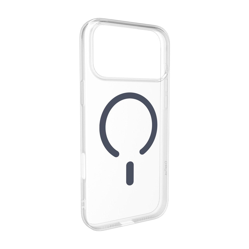 iPhone 17 Pro Max PURO LITE MAG Hybrid Skal - MagSafe Kompatibel - Genomskinlig / Blå