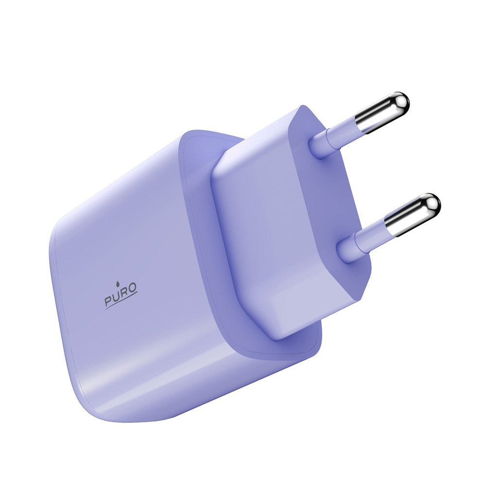 Puro Pro Lite Väggladdare 30W med 1 x USB-C & Power Delivery - Lila