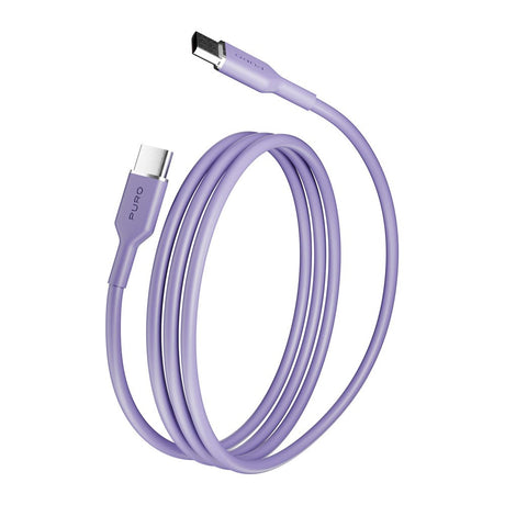 Puro ICON USB-C till USB-C-Kabel med 25W - 1,5m - Lila