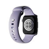 Apple Watch (38/40/SE/41/42mm) Puro ICON Silikon Klockarmband - Lavender Blue