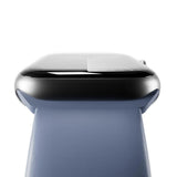 Apple Watch (42/44/SE/45/46/49mm) Puro ICON Silikon Klockarmband - Ice Blue