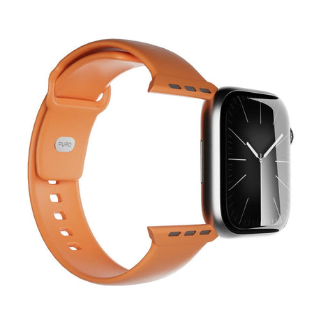 Apple Watch (42/44/SE/45/46/49mm) Puro ICON Silikon Klockarmband - Desert Sun