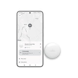 Puro Find Me Mini Dual Smart Tracker - Apple Find My & Android Find Hub - Vit