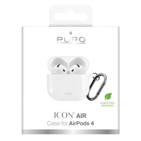 Apple AirPods (4. Gen.) PURO ICON Silikon Skal - Vit