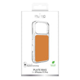 iPhone 17 Pro PURO Clear Mag Skal - Genomskinlig / Orange