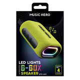 MUSIC HERO Trådlös Bluetooth Högtalare 10W - Gul
