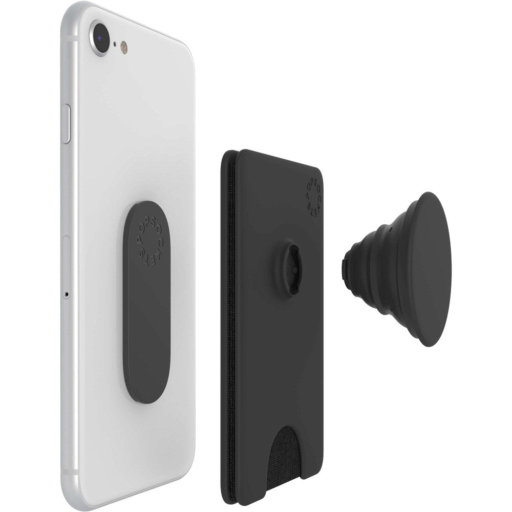 POPSOCKETS PopWallet+ 2-i-1 Korthållare Popsocket – Black