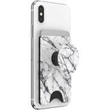 POPSOCKETS PopWallet Dove White Marble MagSafe Korthållare - Stativ & Grepp