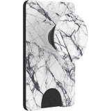 POPSOCKETS PopWallet Dove White Marble MagSafe Korthållare - Stativ & Grepp