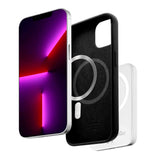 iPhone 13 Mini PURO ICON MAG Silikon Skal - MagSafe Kompatibel - Svart