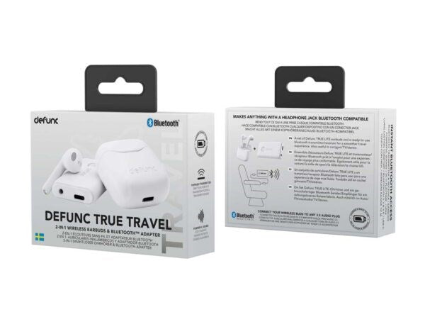 Defunc TRUE TRAVEL Bluetooth-Hörlurar - Vita
