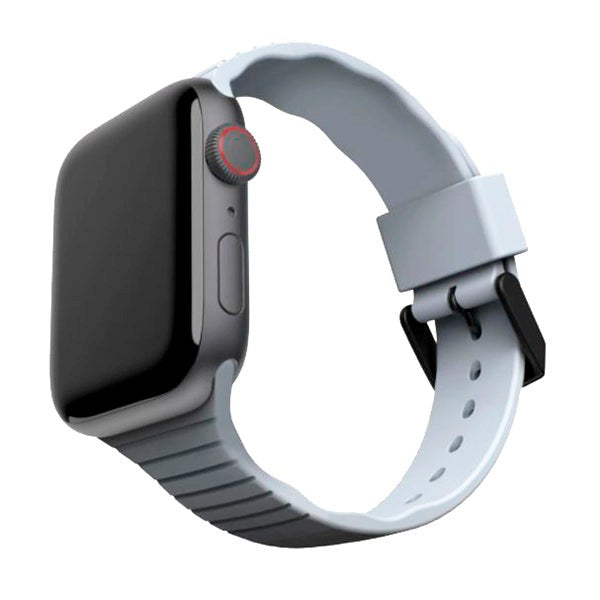 Apple Watch (42/44/SE/45/46/49mm) UAG [U] Aurora Silikonv Rem - Soft Blue