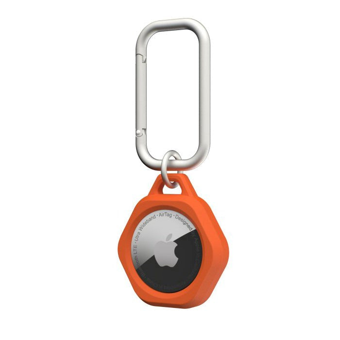 UAG AirTag Scout Silicone Case m. Carabiner - Orange