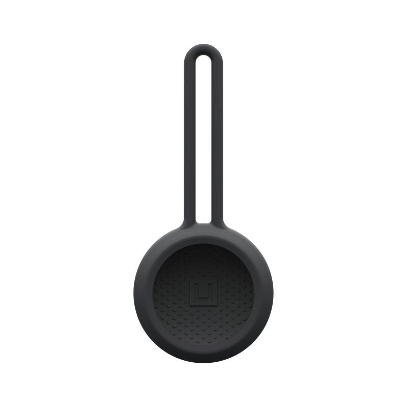 AirTag UAG [U] Dot Series Loop Case - Silikonfodral m. Rem - Svart