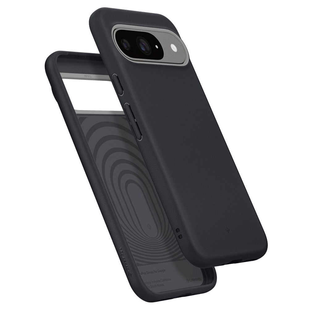 Google Pixel 9/9 Pro Spigen Caseology Nano Pop Flexibel Plast Skal - Svart / Grå