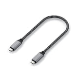 Satechi USB4 PD 100W USB-C till USB-C Kabel 25cm - Sort