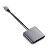 Satechi USB-C Multiportadapter med 4 x USB-C - Grå