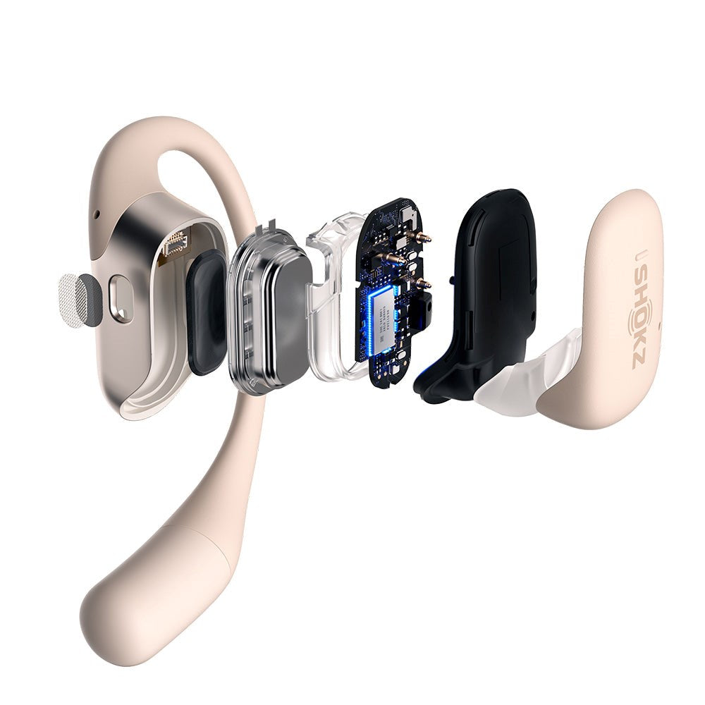 Shokz OpenFit True Wireless Hörlurar - Beige