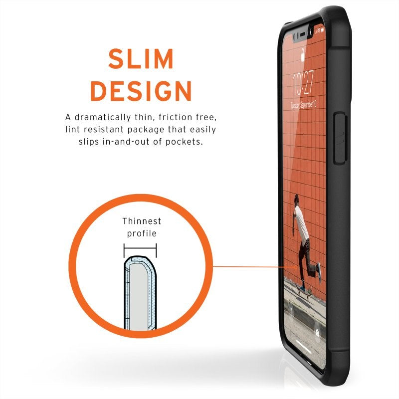 iPhone 12 Pro Max UAG METROPOLIS LT Series Skal - Imitationsläder - Svart