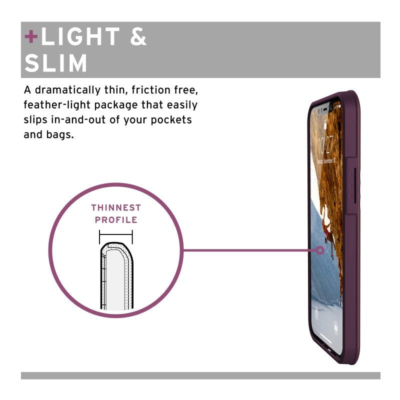 iPhone 12 Pro Max UAG [U] Anchor Series Skal - Aubergine - Lila