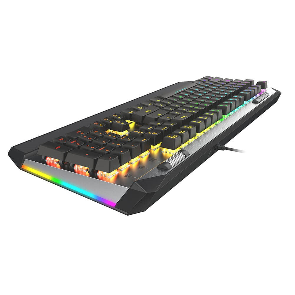Viper V765 Mekanisk Gaming Keyboard m. RGB Belysning - Dansk Tastatur Layout - Sort/Grå