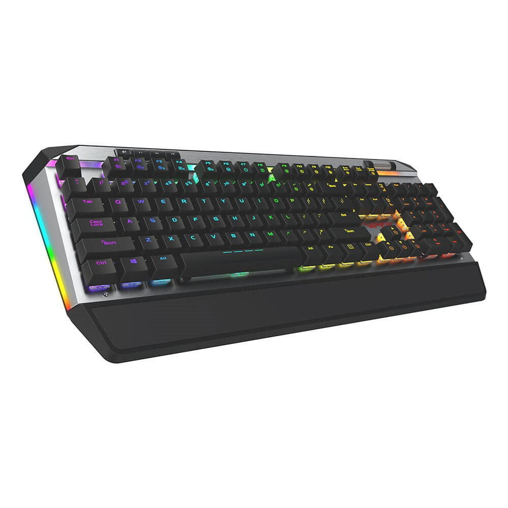 Viper V765 Mekanisk Gaming Keyboard m. RGB Belysning - Dansk Tastatur Layout - Sort/Grå