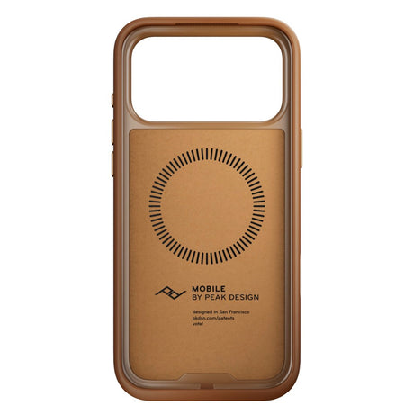 iPhone 17 Pro Max Peak Design Everyday Fabric Skal - MagSafe Kompatibel - Tan