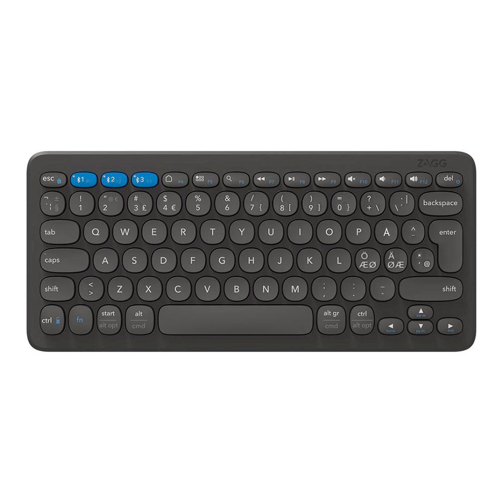 ZAGG Pro Keyboard 12 - Universal Trådlöst Bluetooth Tangentbord (Svensk) - Svart